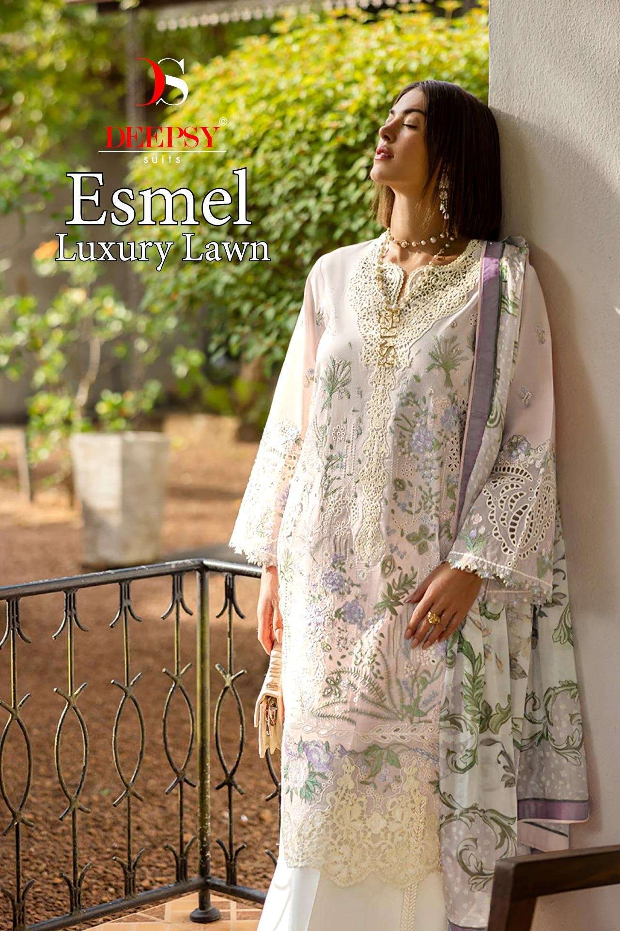 ESMEL LUXURY LAWN BY DEEPSY SUITS 